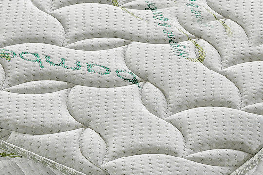 Stewehome Orthopedic Bamboo Mattress Baby Kids Crib White 60×100 Cm