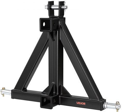 Vevor 3 Point Trailer Hitch 50.8 Mm Receiver 3 Pt Quick Hitch Attachment Tractor Tow Drawbar Adapter Compatible Category 1 Kubota Mahindra Ford Yanmar John Deere Massey Ferguson