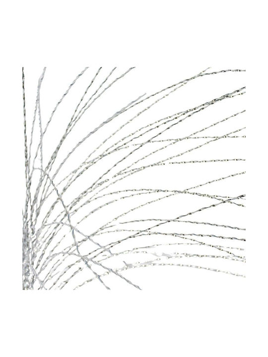 Dekorative Künstliche Frühling Zweigstelle 117cm Silber Grau Silber