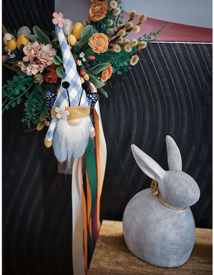 Blue Butterfly Gnome 25cm Spring Decoration Blue