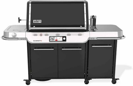Weber Summit FS38X E Smart Ψησταριά Υγραερίου Σχάρας 91x49εκ. με 5 Εστίες και Πλαϊνό Μάτι Υπερύθρων Smart