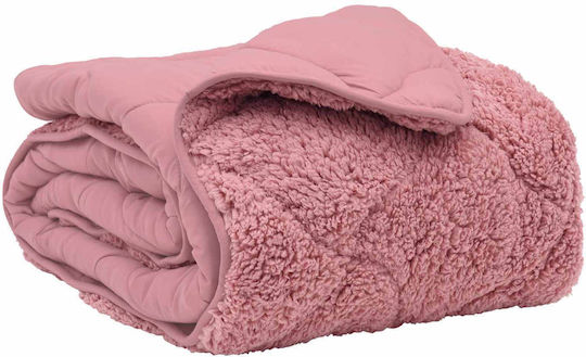 vidaXL Einzelbettbezug 155x200 Rosa