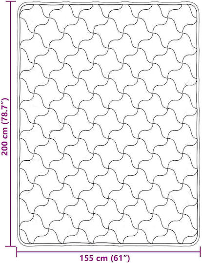 vidaXL Einzelbettbezug 155x200 Rosa