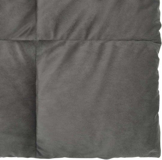 vidaXL Single Duvet Cover 140x220 Light Gray