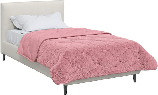 vidaXL Einzelbettbezug 140x220 Rosa