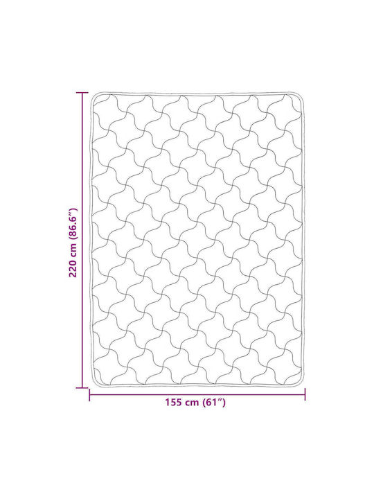 vidaXL Плик За Завивка Единичен 155x220 Антрацит