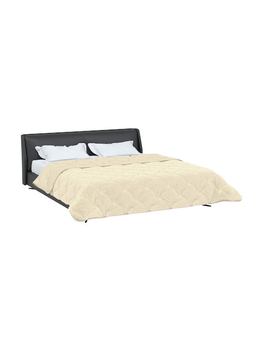 vidaXL Bettbezug Übergröße 220x260 Beige