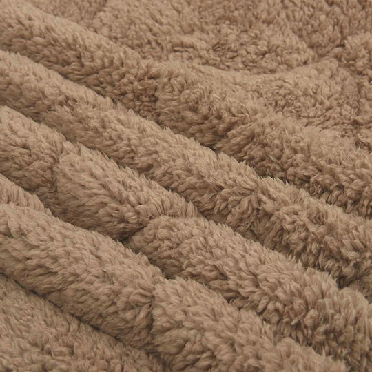 vidaXL Double Duvet Cover 200x240 Taupe
