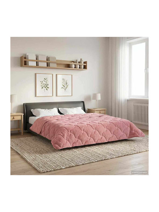 vidaXL Doppelbettbezug 200x240 Rosa