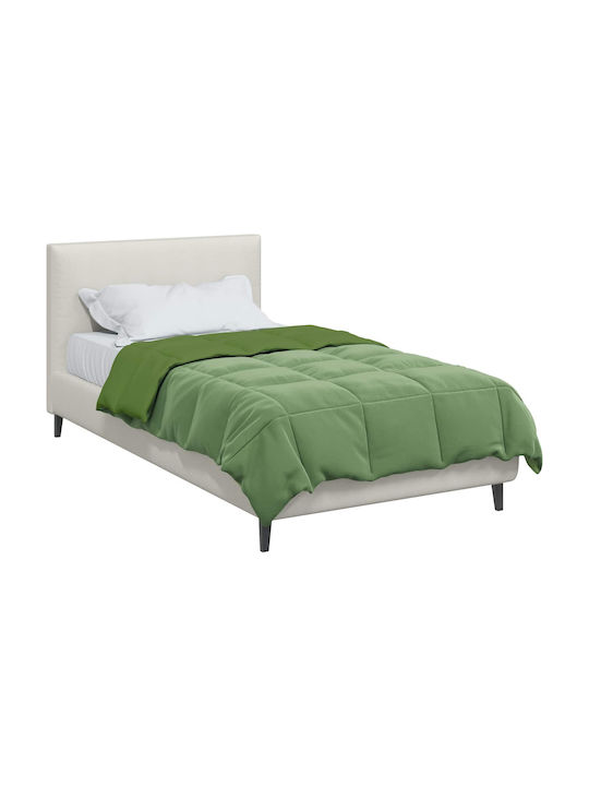 vidaXL Husă Pentru Pilotă Simplă 140x220 Verde