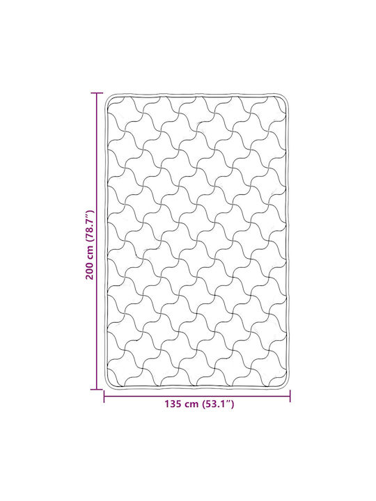 vidaXL Einzelbettbezug 135x200 Rosa