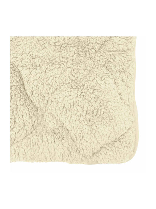 vidaXL Double Duvet Cover 200x240 Cream