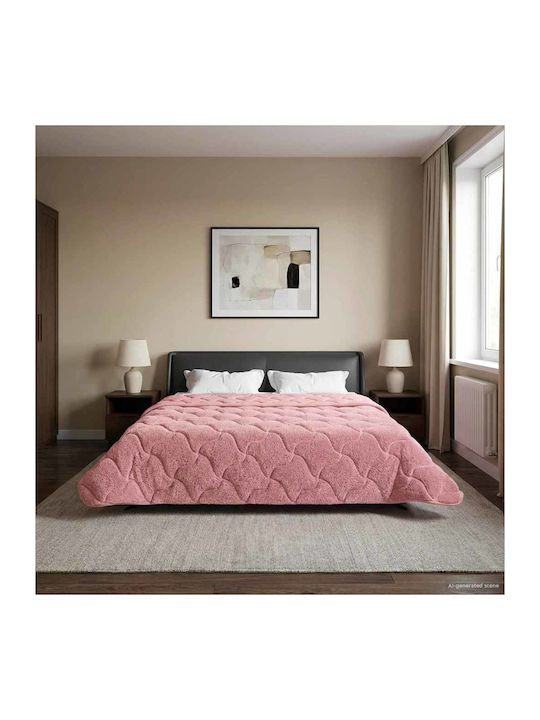 vidaXL Bettbezug Übergröße 240x260 Rosa