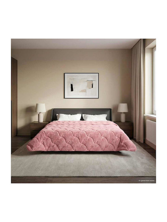 vidaXL Doppelbettbezug 200x220 Rosa