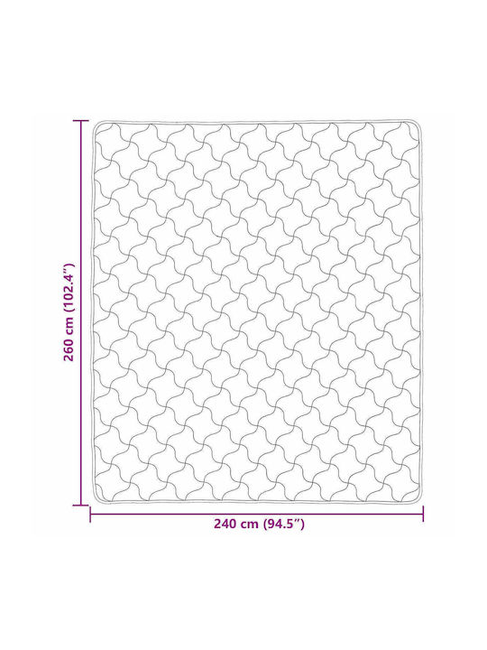 vidaXL Bettbezug Übergröße 240x260 Rosa