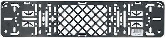 Carpoint License Plate Frame Plastic 52 x 11cm Black 1 Piece 1363004