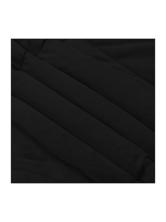 vidaXL Single Duvet Cover 135x200 Black