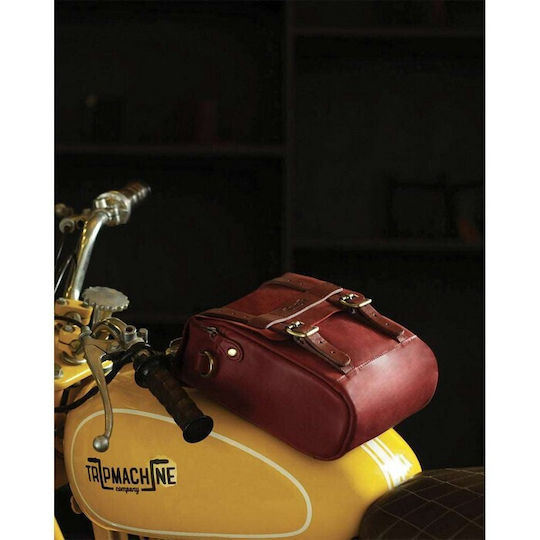 Damentasche Leder 4,4l Cherry Motorrad-Tanktaschen