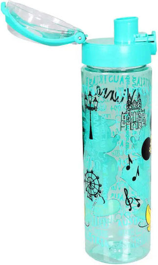 Disney Παιδικό Παγούρι Πλαστικό Πράσινο 630ml