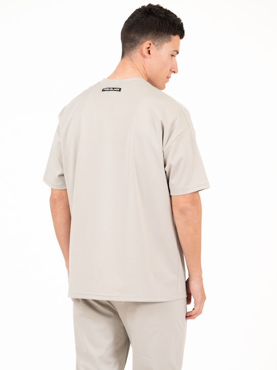 Polo Blouse Short Sleeve Beige