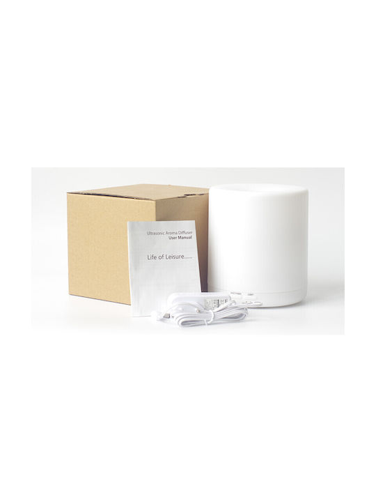 Sixu Led Ultrasonic Aromatherapy Diffuser with Timer White 400ml