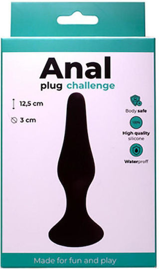 Fantasy Lingerie Plug Anal Mare Negru