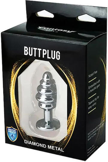 Fantasy Lingerie Anal Plug Klein Silber