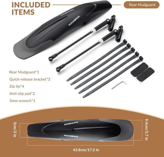Rockbros Fk-899 Balamale Pentru Bicicletă Partea Din Spate