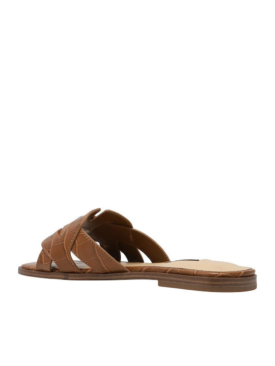Women's Flat Sandals Tabac Brown