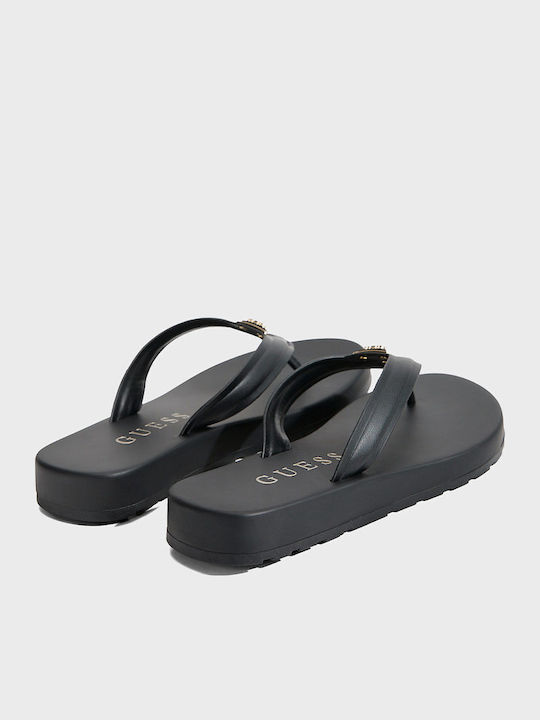 Damen Flache Schwarze Sandalen