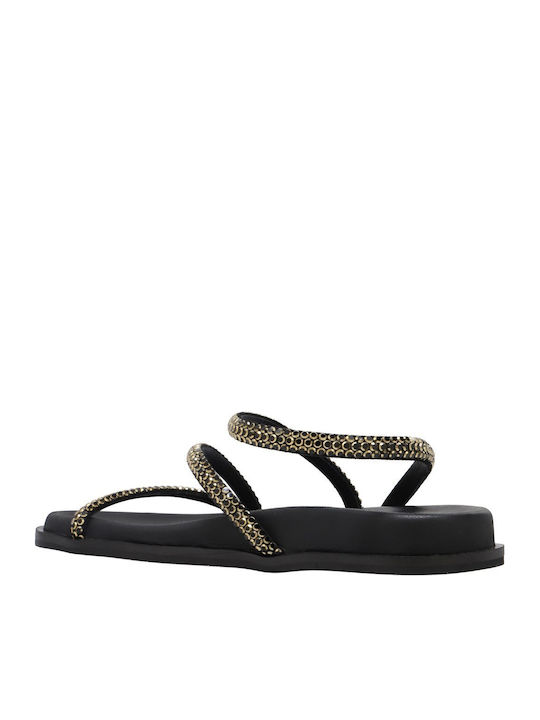 Women's Flat Sandals Gold