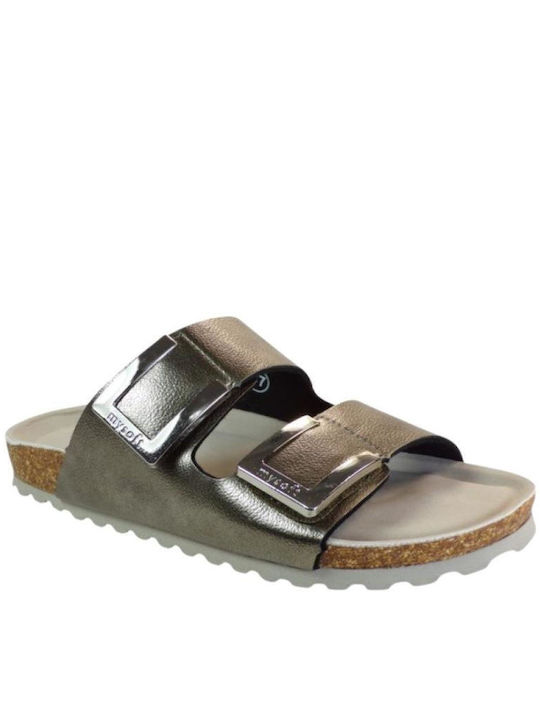 Sandale Casual Damă Aurii