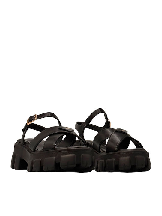 Women's Flat Sandals Black