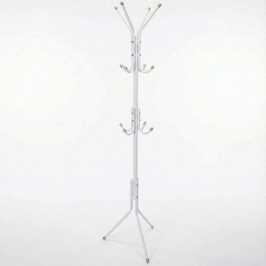 Excellent Houseware Калъгер Метален Бял 45x45x175см