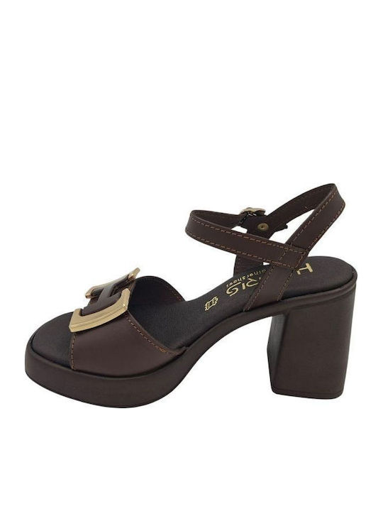 Leather Brown Sandals