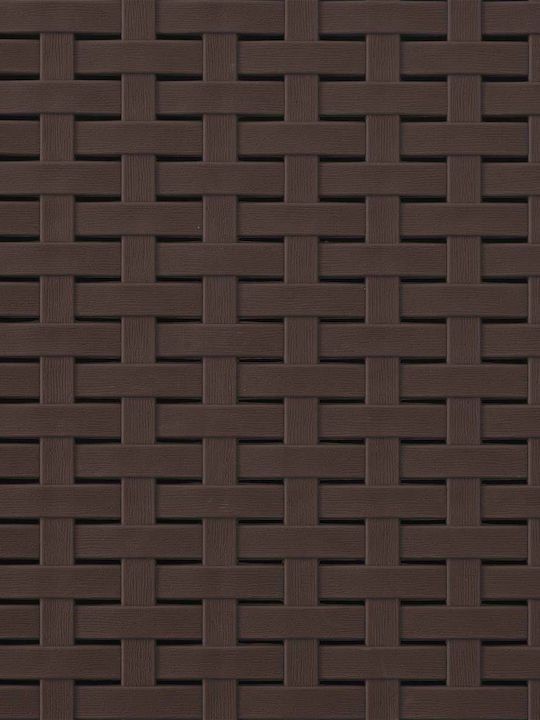 Gartenstühle Polypropylen Braune mit Kissen 2 Stück 53x47x88,5cm