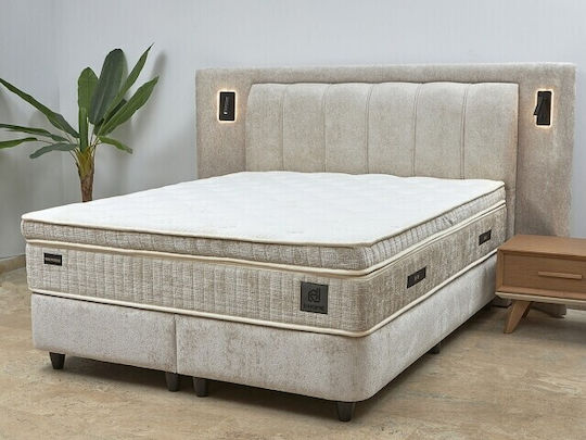 Dhome Orthopädische Matratze 200x200x40cm mit Bonell-Federn