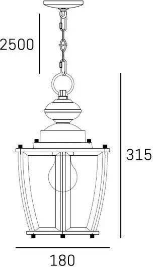 COSMOLight Brown Pendant Ceiling Light