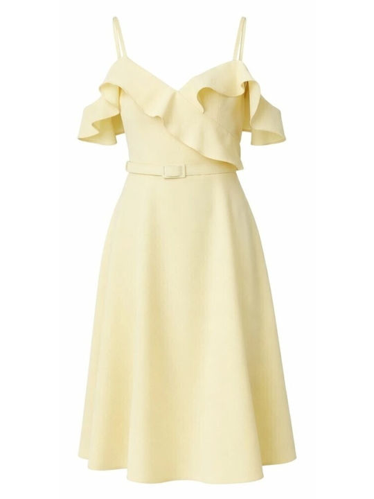 Rochie De Vară Pentru Nuntă / Botez Galben