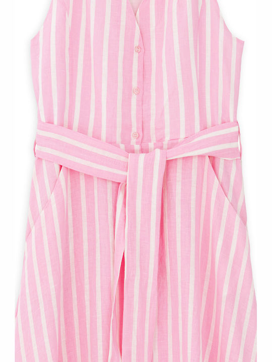 Καλοκαιρινό Midi Φόρεμα Pink