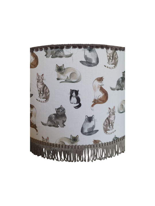 Lumini Suspendate All About Cats Dimensiuni 35*25 Eco Text Fabric