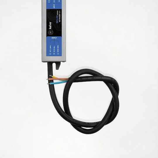kelvo Adjustable LED Power Supply Waterproof IP67 Power 24W with Output Voltage 12V