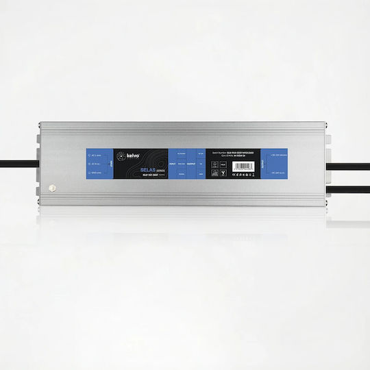 kelvo Adjustable LED Power Supply Waterproof IP67 Power 360W with Output Voltage 24V