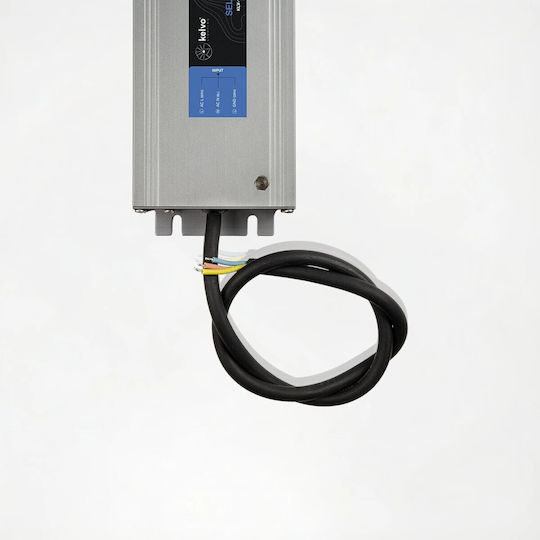 kelvo Adjustable LED Power Supply Waterproof IP67 Power 200W with Output Voltage 24V