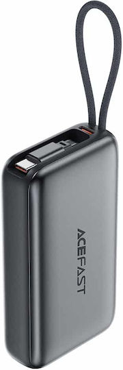 Acefast M32 Power Bank 10000mAh 35W with USB-C Power Delivery Port / Quick Charge 2.0 / Quick Charge 3.0 Metal Gray