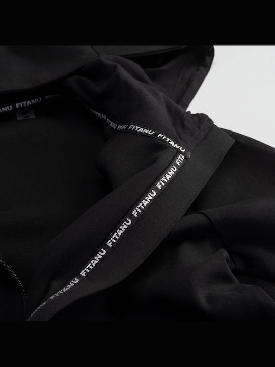 Sweatshirt mit Kapuze Schwarz