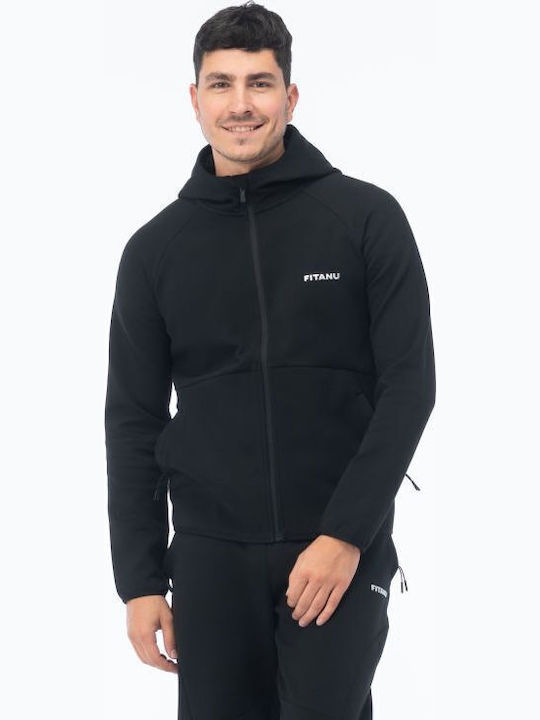 Sweatshirt mit Kapuze Schwarz