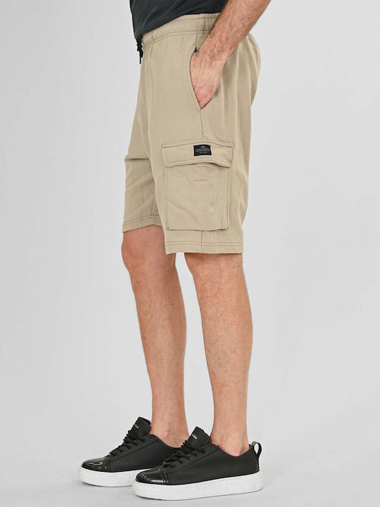 Herren Shorts Cargo Stein Beige
