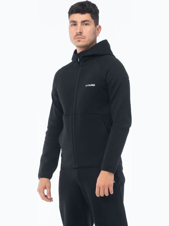 Sweatshirt mit Kapuze Schwarz