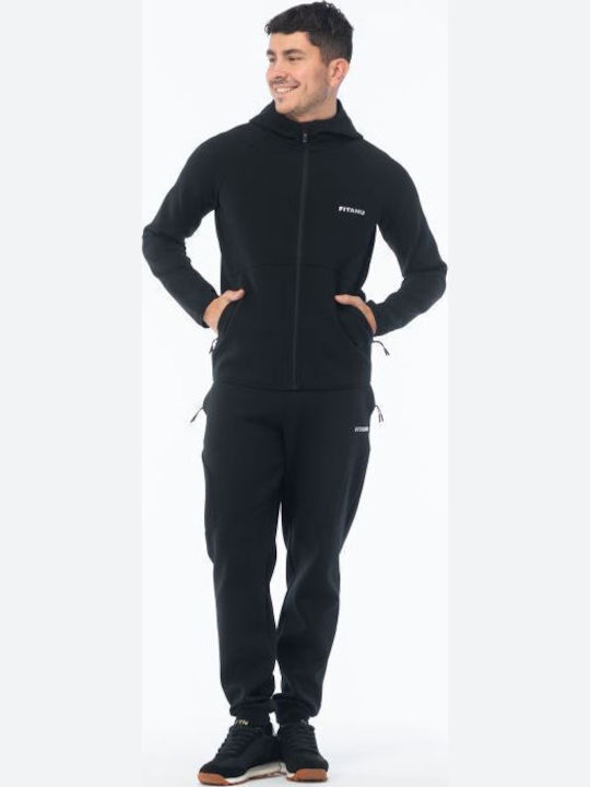 Sweatshirt mit Kapuze Schwarz